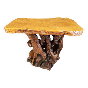 console en bois de ronce - 1960