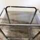 Vintage chrome metal serving trolley