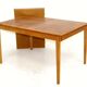 Table de salle à manger en chêne Suède 1960