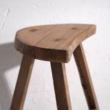 Antique wabi sabi style stool (c.1900) #6