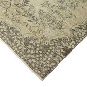 Handmade antique oriental beige rug 177 cm x 276 cm