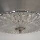 Vintage Lakro pendant light with 9 oval glass panels and 1 round glass panel, 1970s