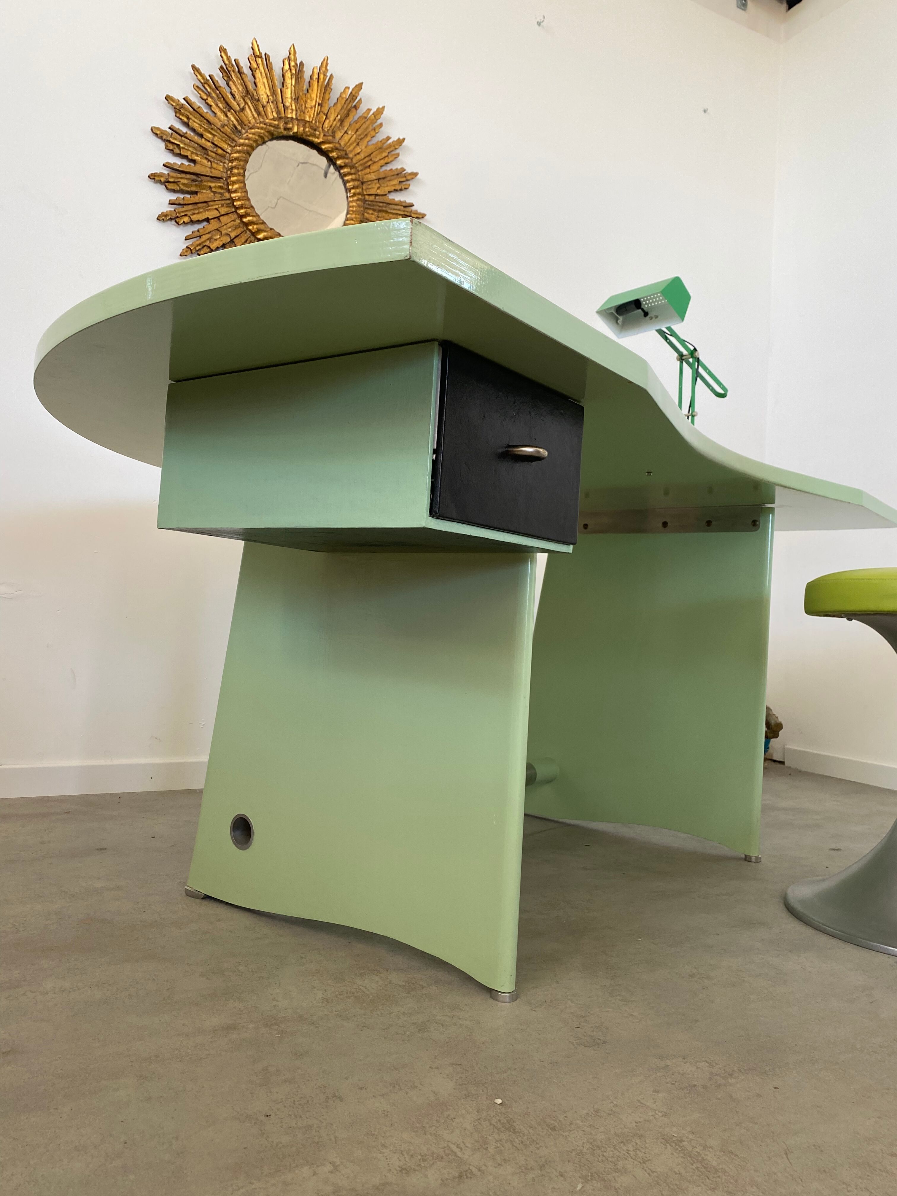 Bureau vintage en bois année 70