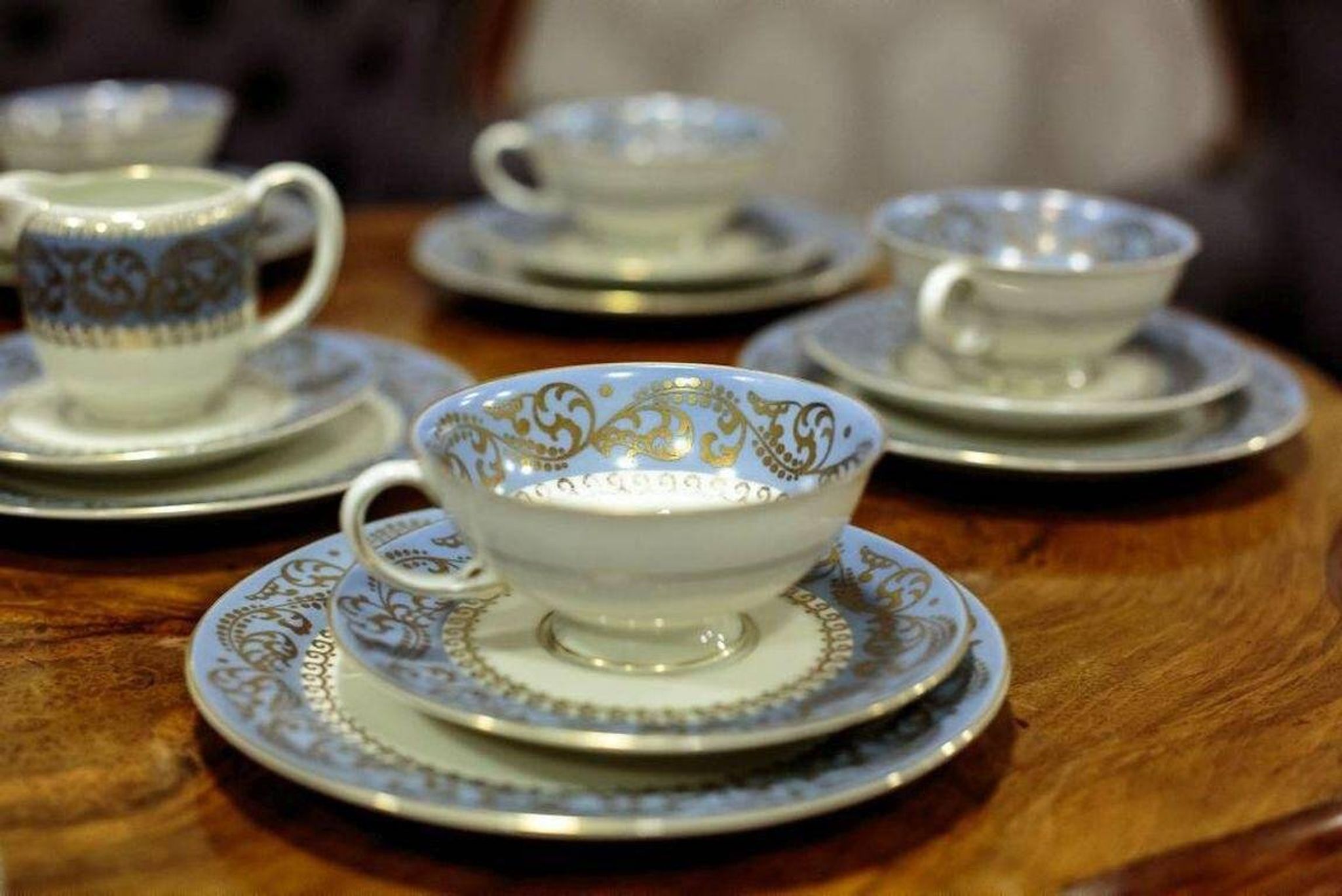 Vintage Porcelain Tea Service, 1950s
