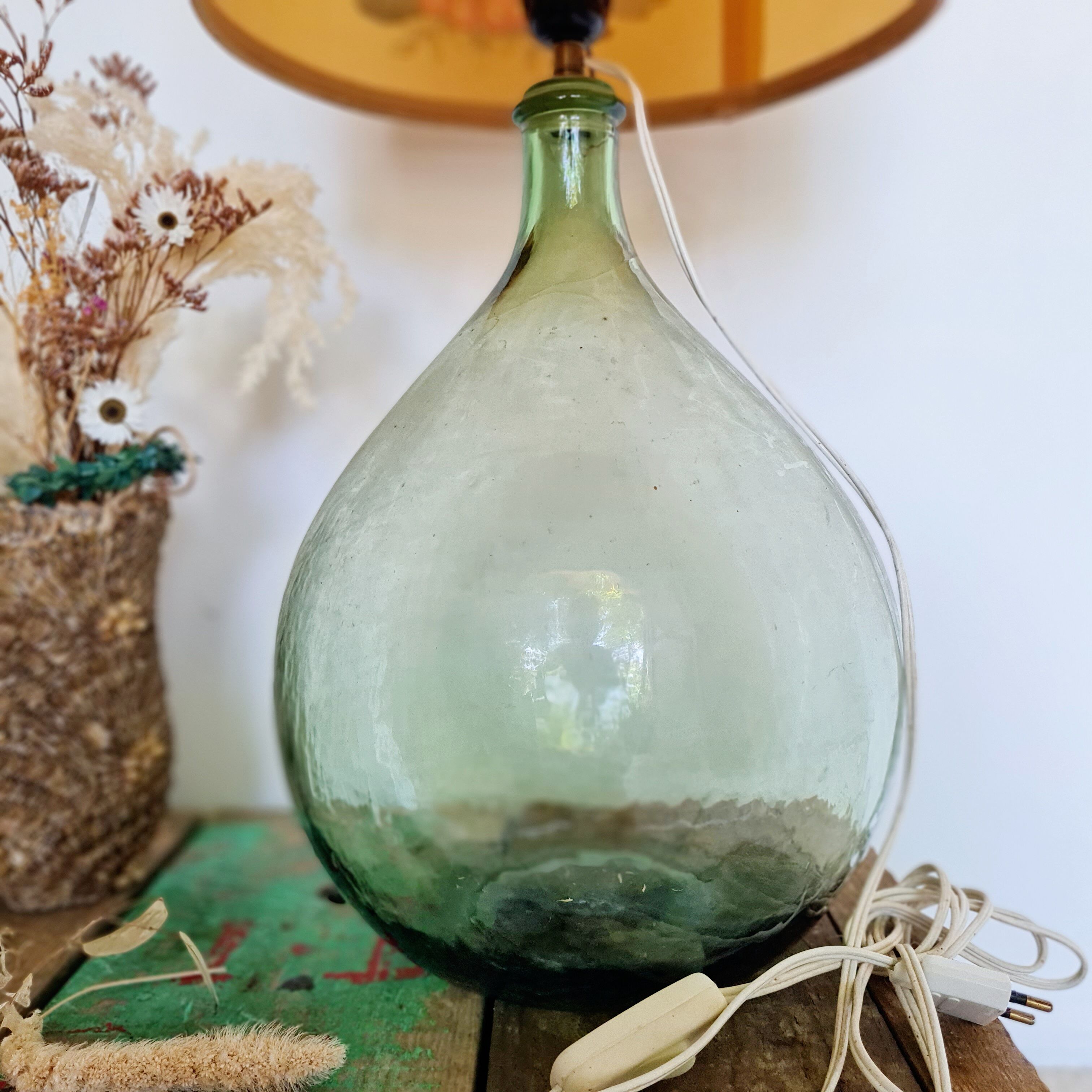 Lady jeanne lamp and silk lampshade