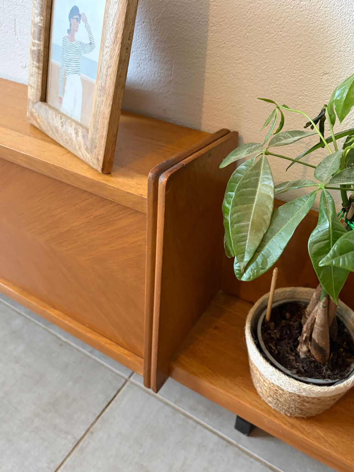 Vintage teak enfilade (shallow)