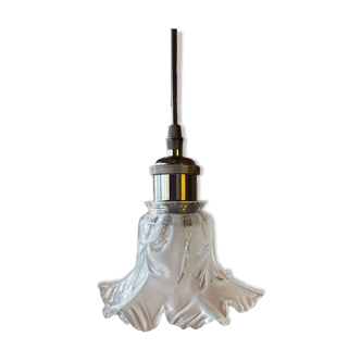 Upcycled vintage pendant light
