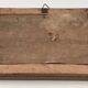 Ancient Indo-Persian painting with wooden mosaic frame