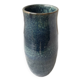 Blue stoneware vase