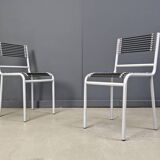 Set of 6 Sandow chairs by Rene Herbst, 1980s