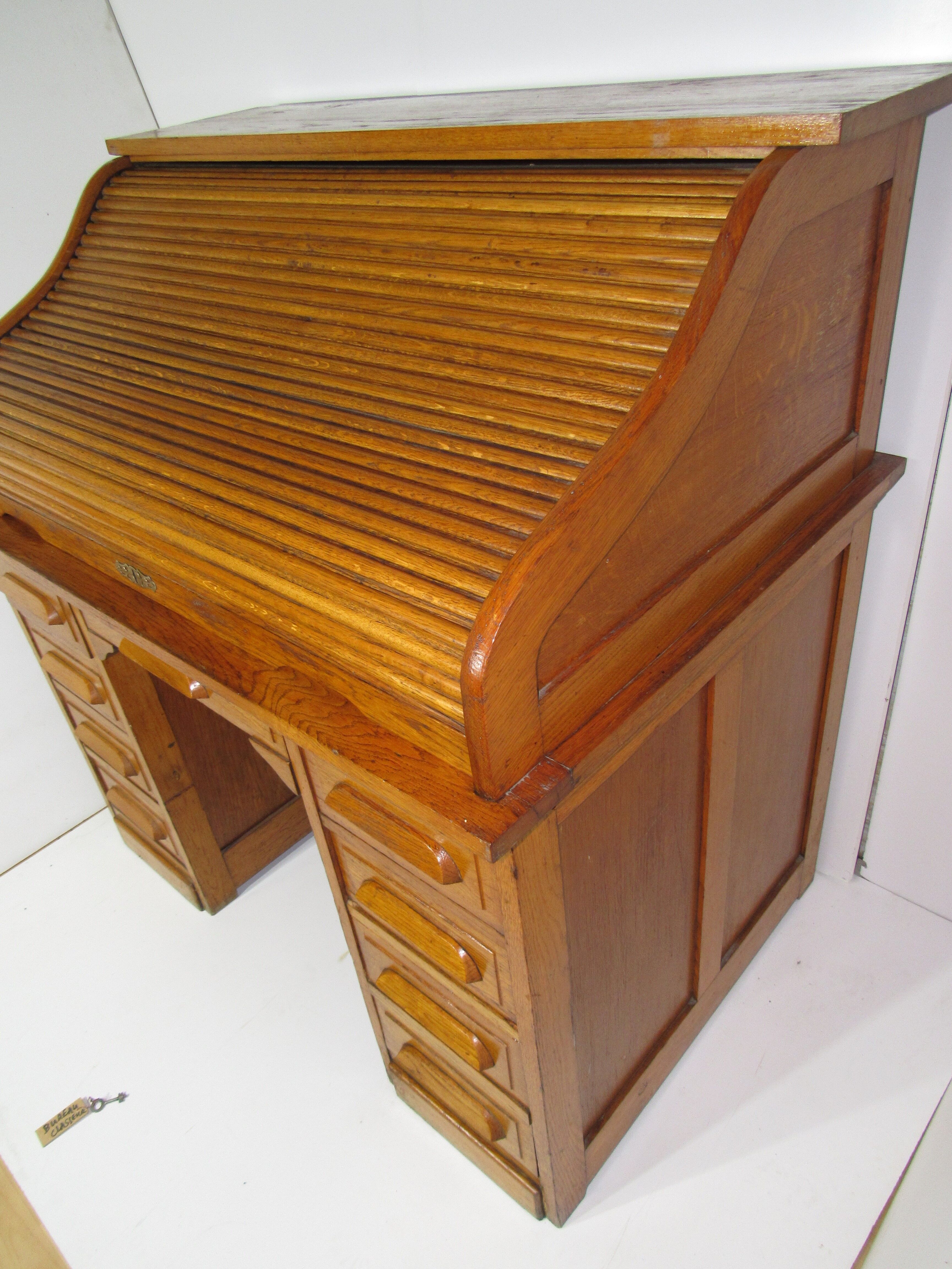 American light oak desk