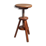 Wooden screw stool