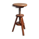 Tabouret à vis en bois