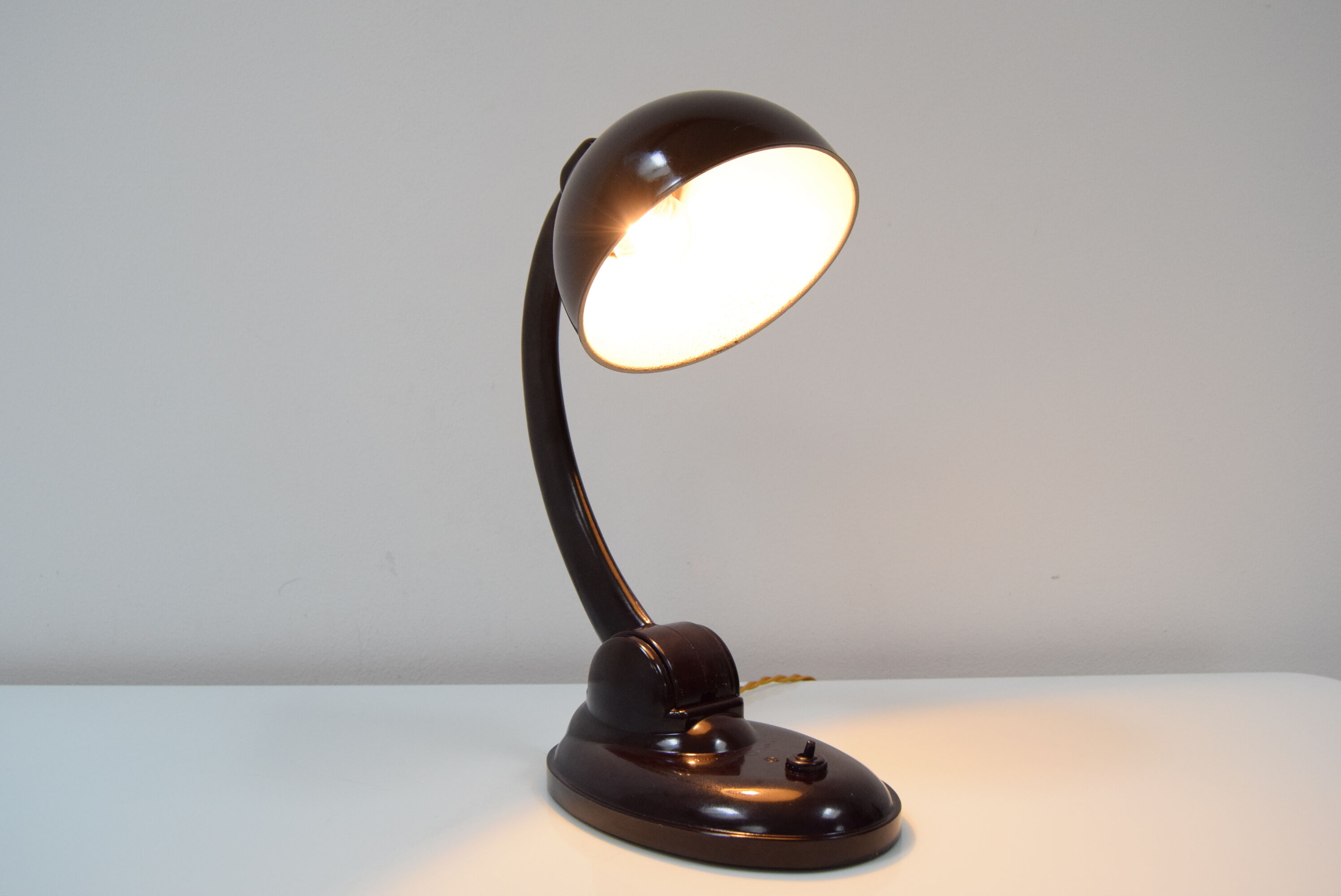 Adjustable Bakelite Table Lamp,by Eric Kirkman Cole,1940's.