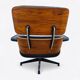 Black & Santos Herman Miller Original Eames Lounge Chair & Ottoman