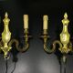 Pair of sconces Bronze 2 Lights