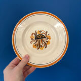 Set of 6 dessert plates Creil and Montereau model Œillet – Vaisse