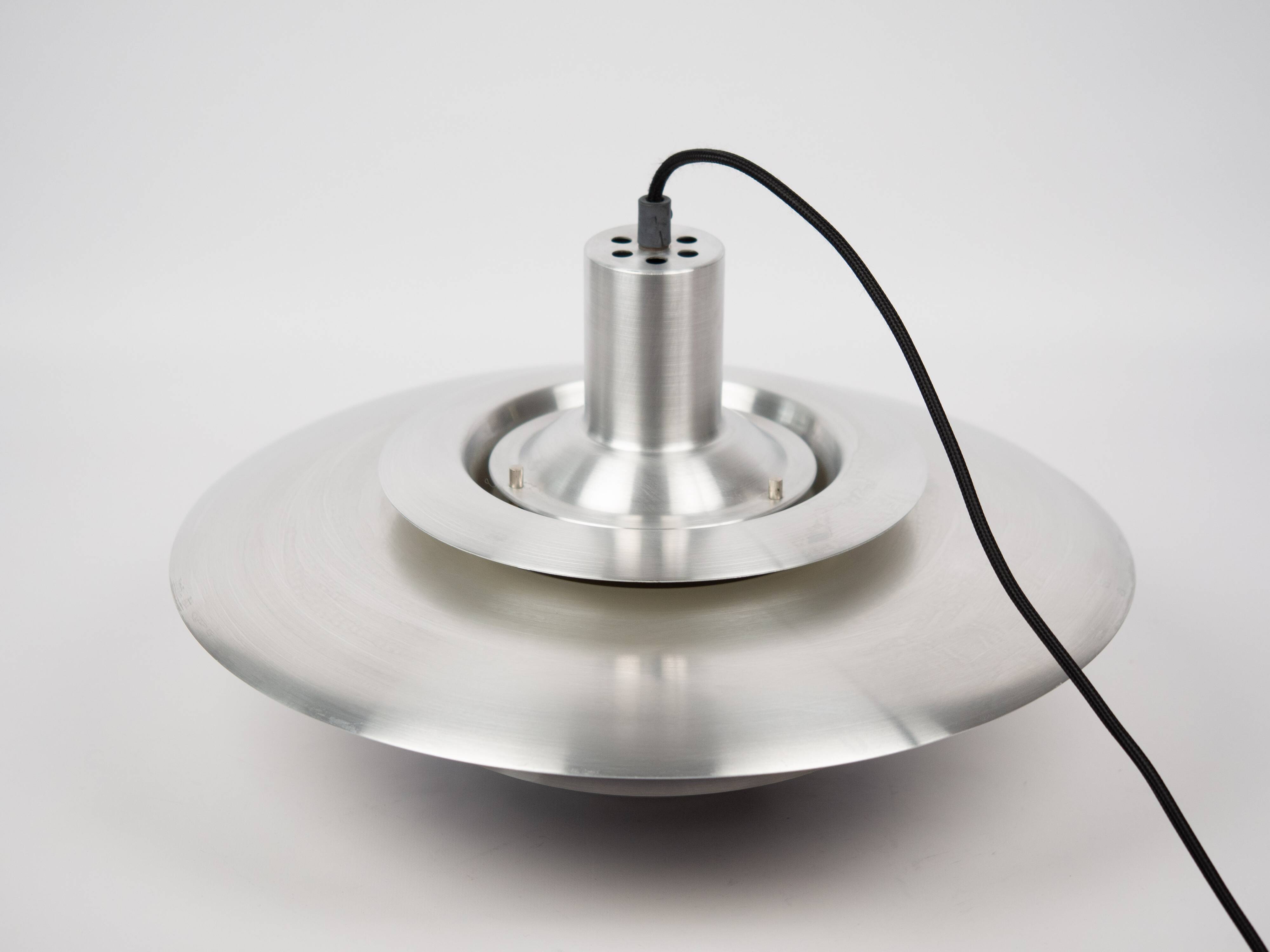 Lampe suspendue Teknika vintage danoise des années 1980
