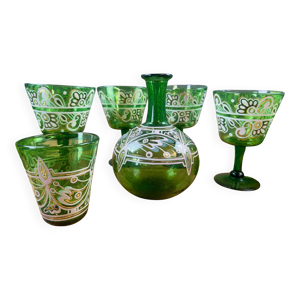 Ensemble de verres signé