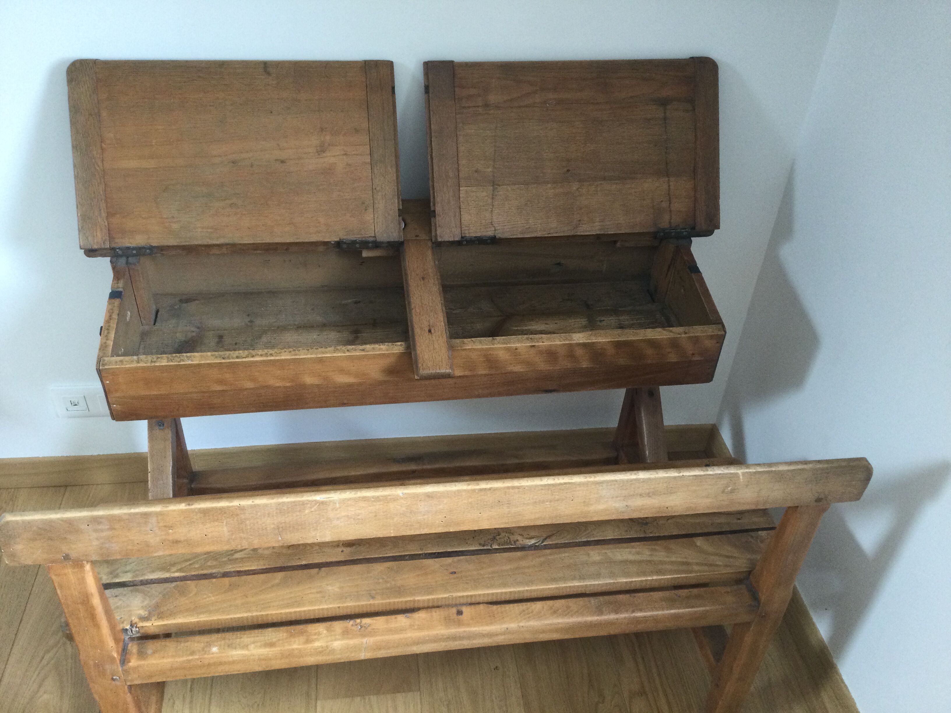 Vintage school desk