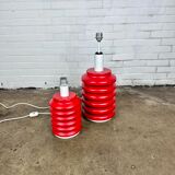 Vintage XL red floor lamp