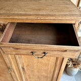 Large antique high oak sideboard