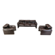 Maralunga leather sofa by Vico Magistretti for Cassina, 1973