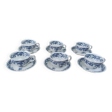 6 tea cups and saucers