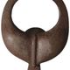 African wooden mask, symbolising a buffalo, Nigeria, 26x34cm