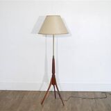 Lampadaire vintage danois en teck 1960
