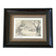 Painting by Gérard ANDRÈS (1930) Watercolored Indian ink Westhoffen Forest