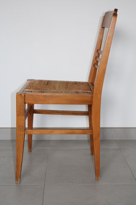 6 seated beech chairs mulched