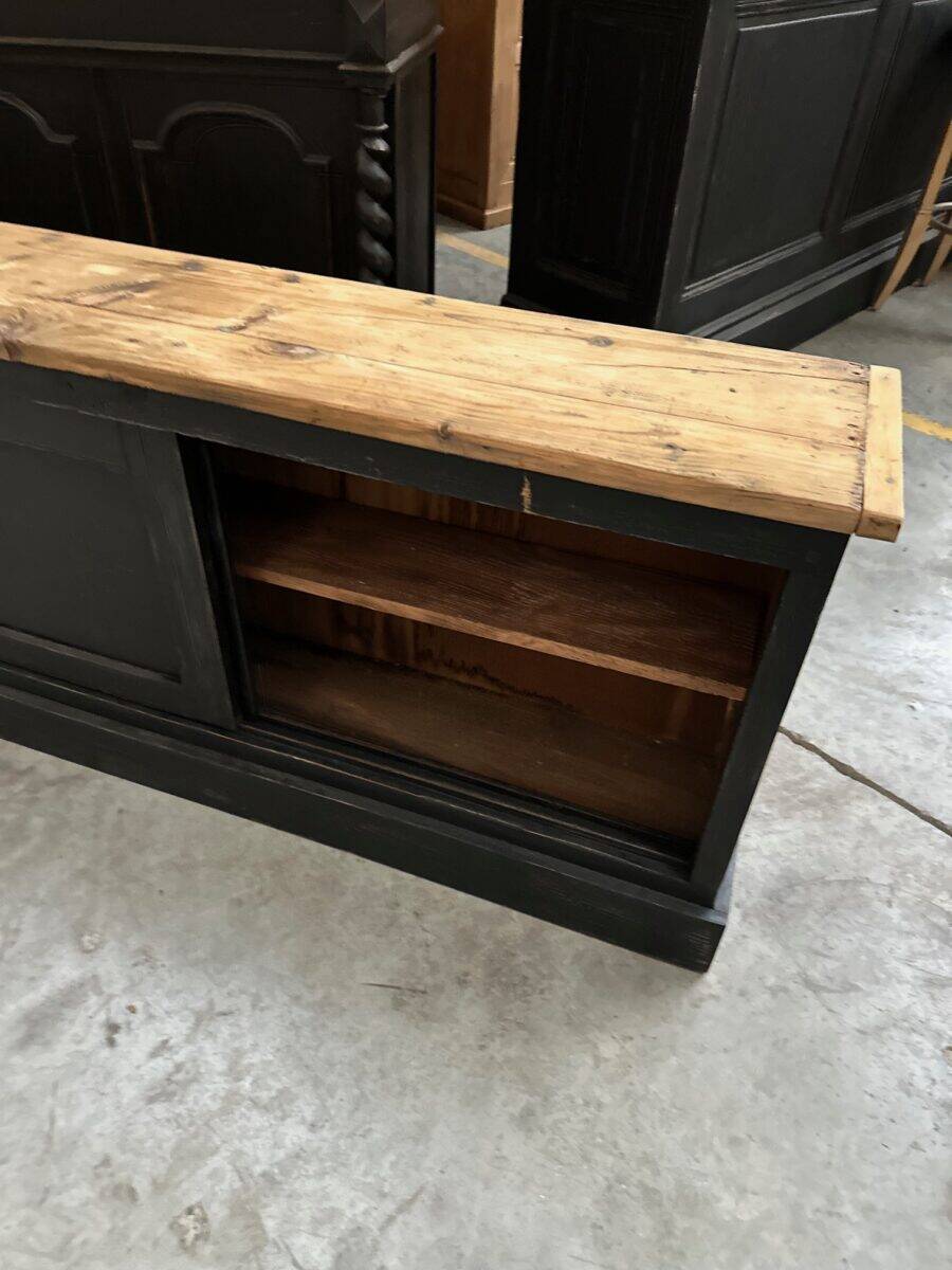 Large workshop cabinet with sliding doors