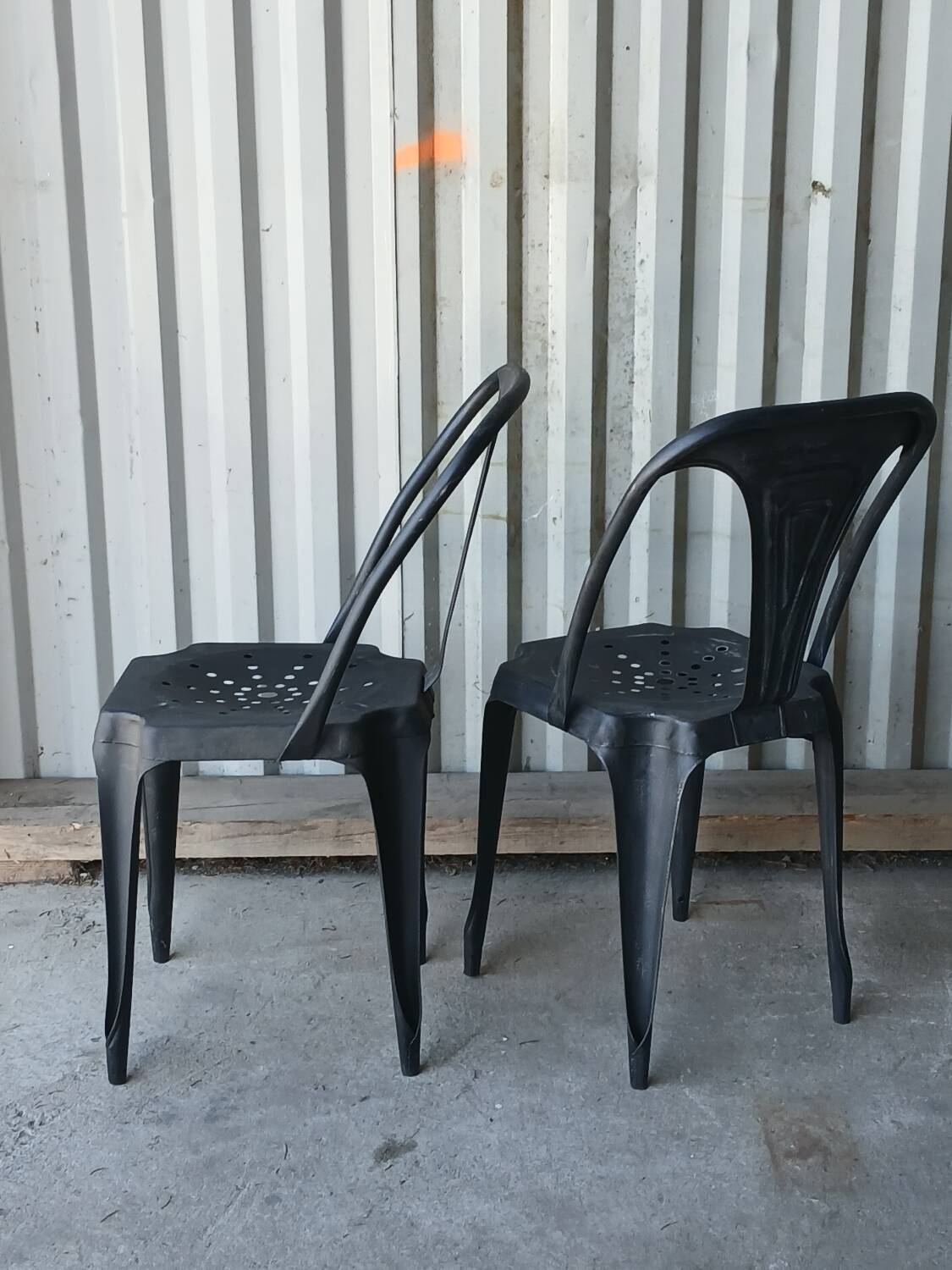 Pair of chairs by Joseph Mathieu for Mulipl’s