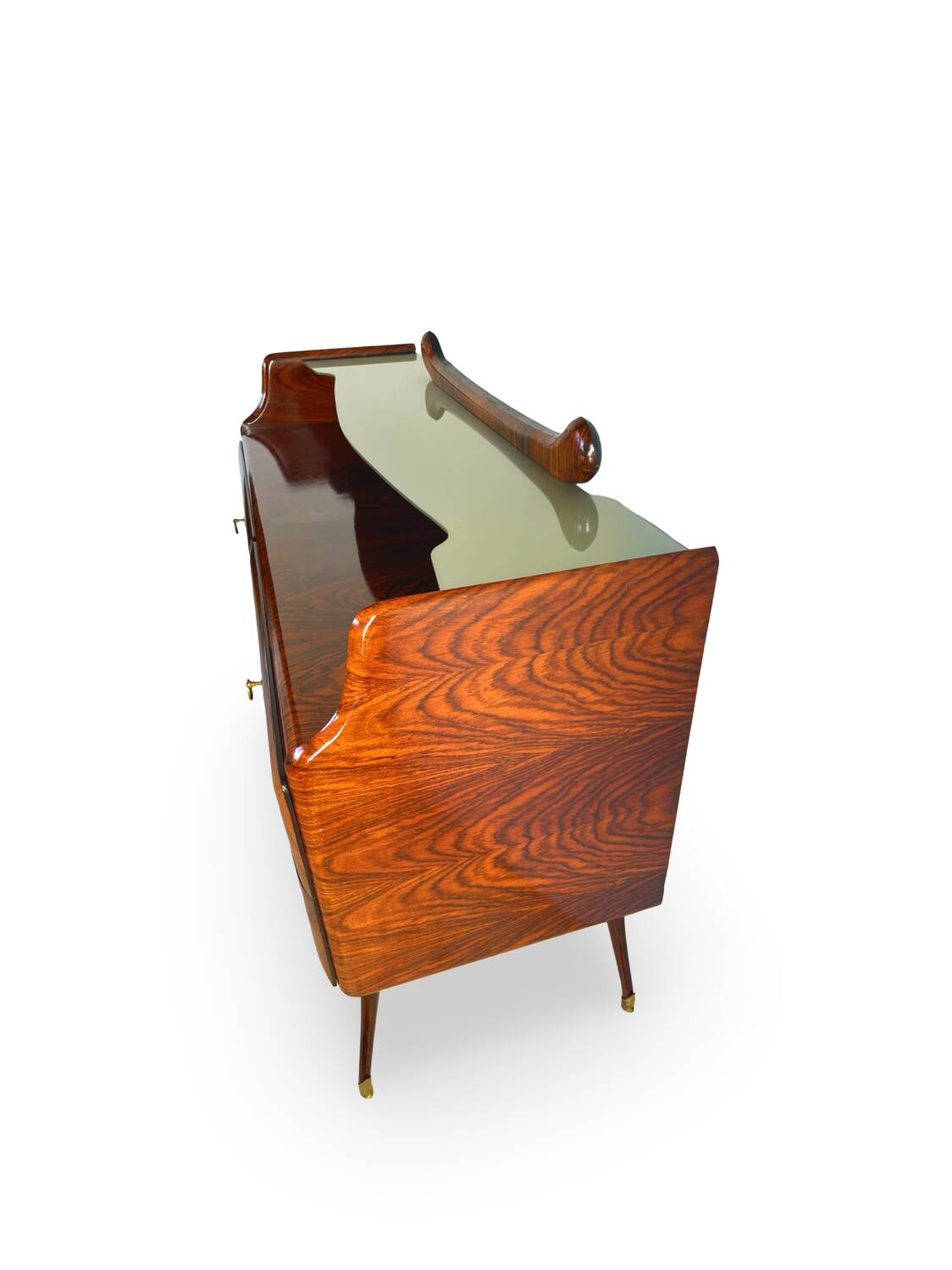 midcentury rosewood chest of drawers.