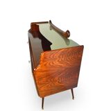 midcentury rosewood chest of drawers.