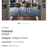 P/Wood Chairs Kartell Starck