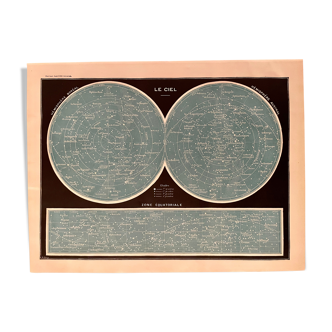 Lithograph on the sky from 1897