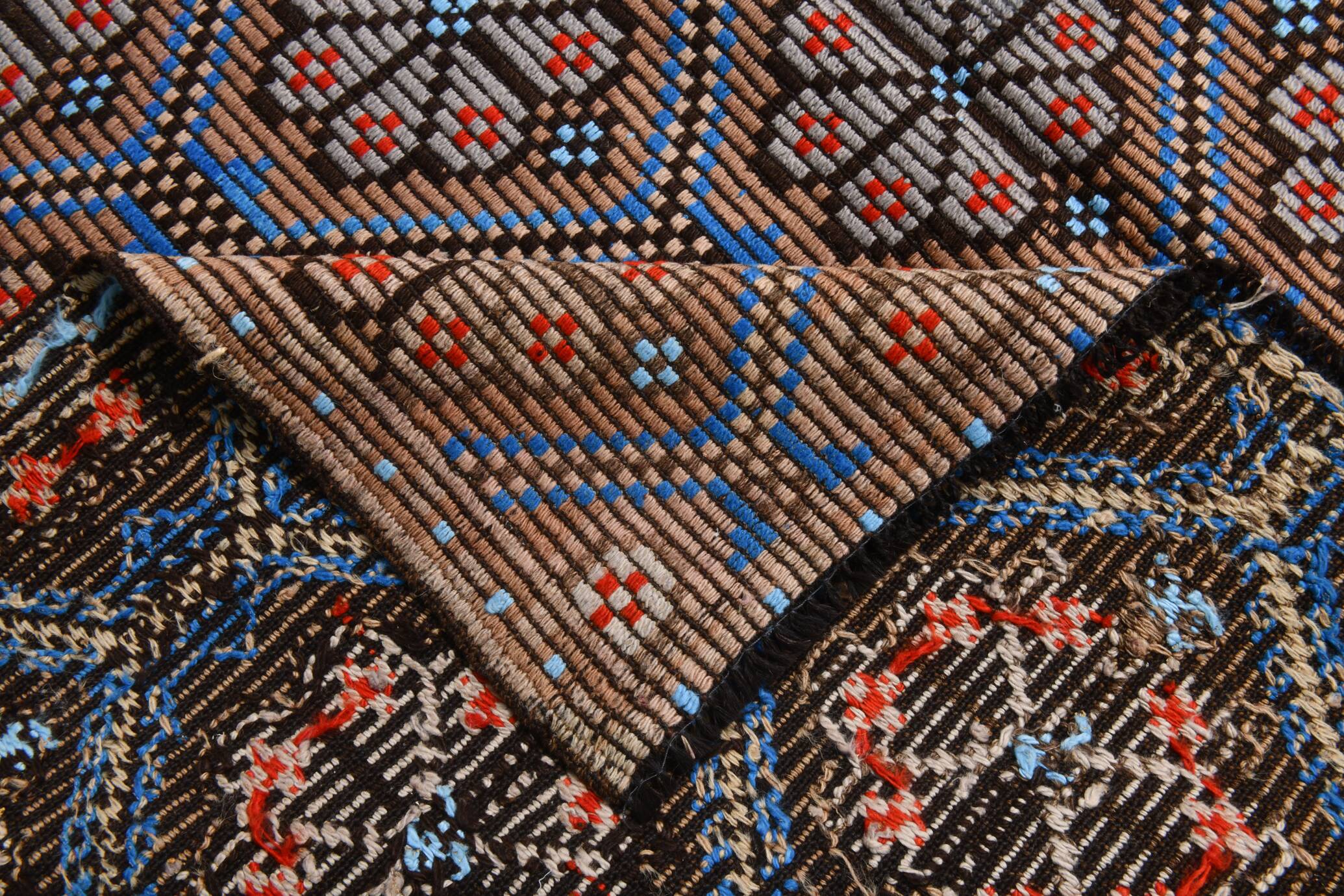 5x10 Hand Woven Wool Kilim Rug, 149x290Cm