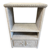 White wicker furniture