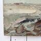 Oil on canvas boats in storm