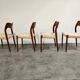 Ensemble de 4 Niels Otto Moller modèle 71 années 1960