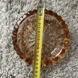 Cendrier verre ciselé Rosaline