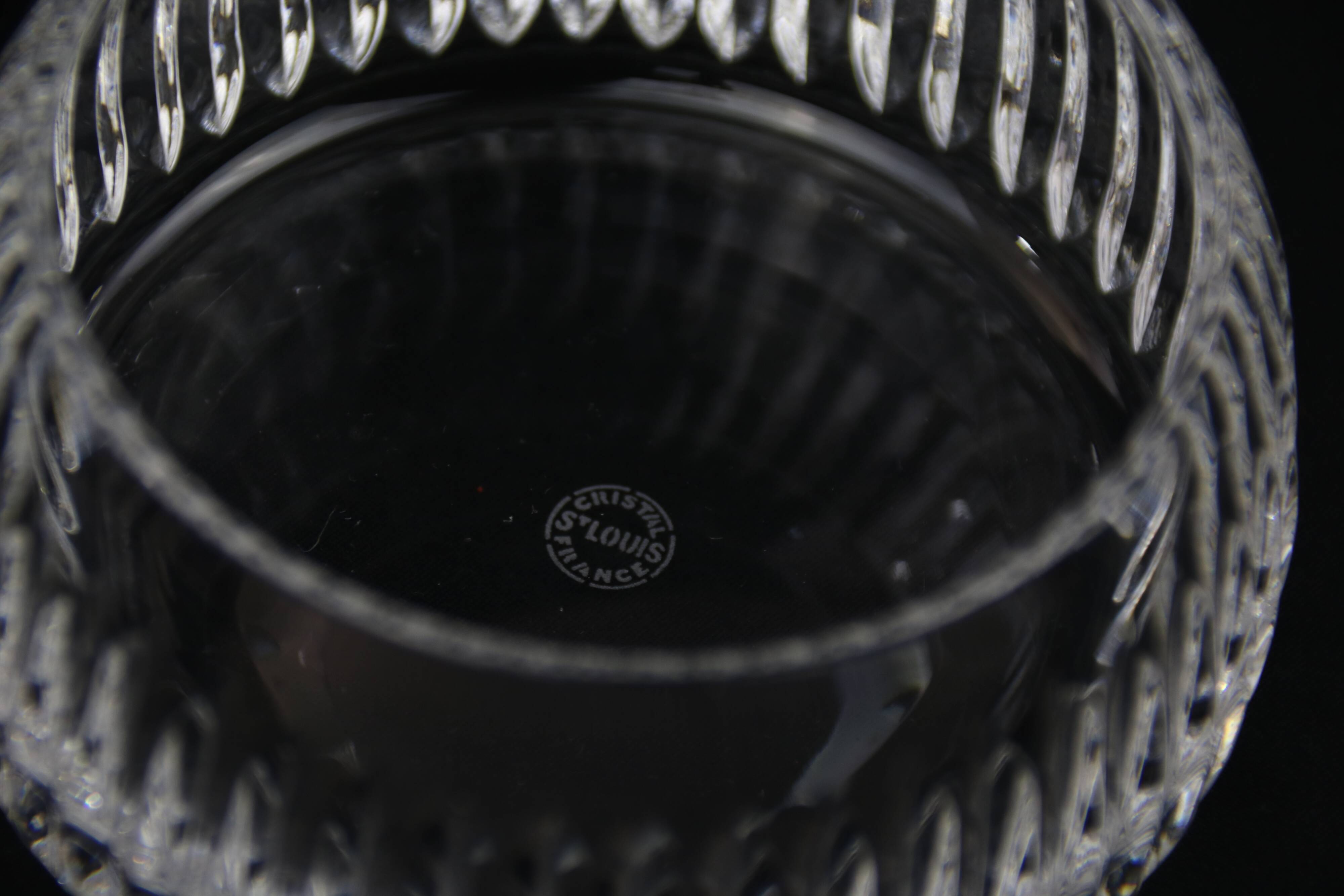 St. Louis crystal powder in its original box