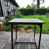 Folding square industrial table