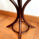 Curved wooden bistro parrot coat rack