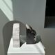 Black petrified wood bookend H17 L17 P6