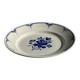 Decorative plate with blue flower pattern D25
