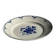 Decorative plate with blue flower pattern D25