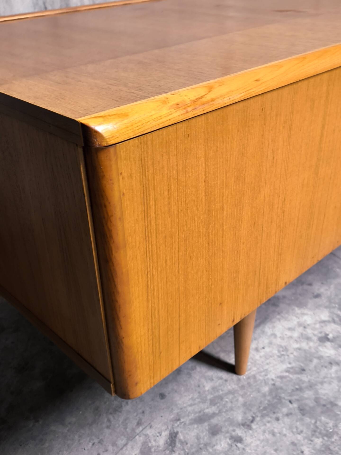 Vintage Scandinavian teak sideboard from the 1970s.